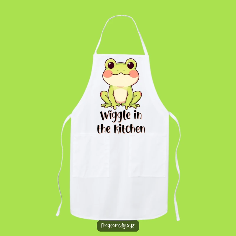 Funny Wiggling Frog Apron: Cook with Joyful Wiggles