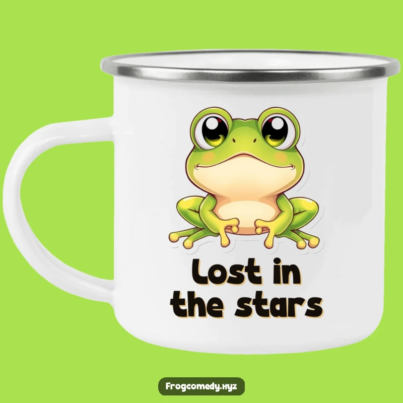 Funny Kawaii Frog Camping Mug: Adventure Amazement, Great Funny Gift