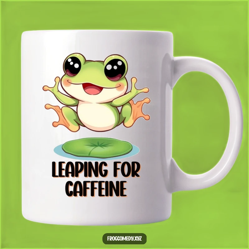 Funny Big Eyed Frog Mug: Joyful Leap Gift for Frog Lovers