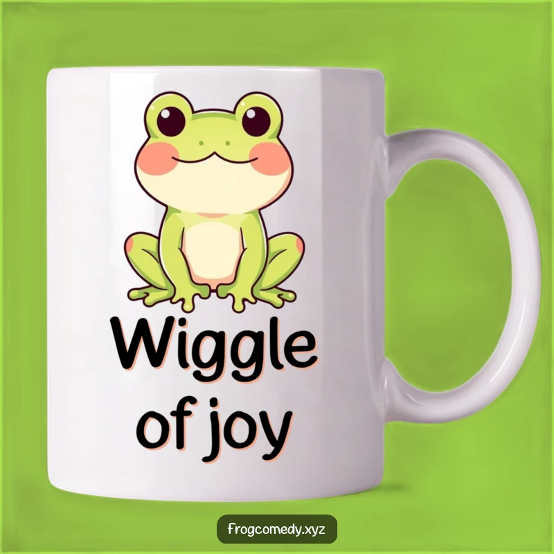 Funny Wiggling Frog Mug: Joyful Vibes for Your Coffee