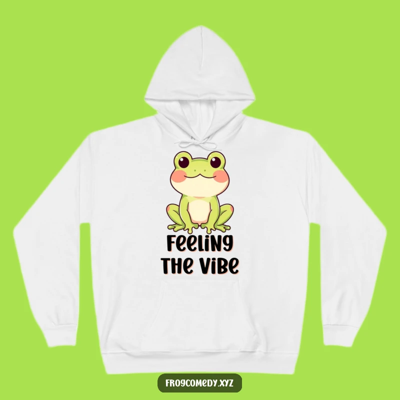Funny Wiggling Frog Hoodie: Cozy Comfort for Happy Wiggles