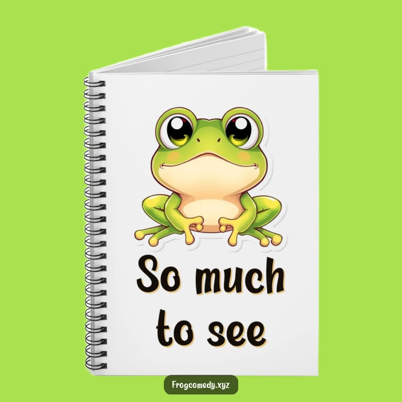 Funny Kawaii Frog Notebook: Capture Your Amazement